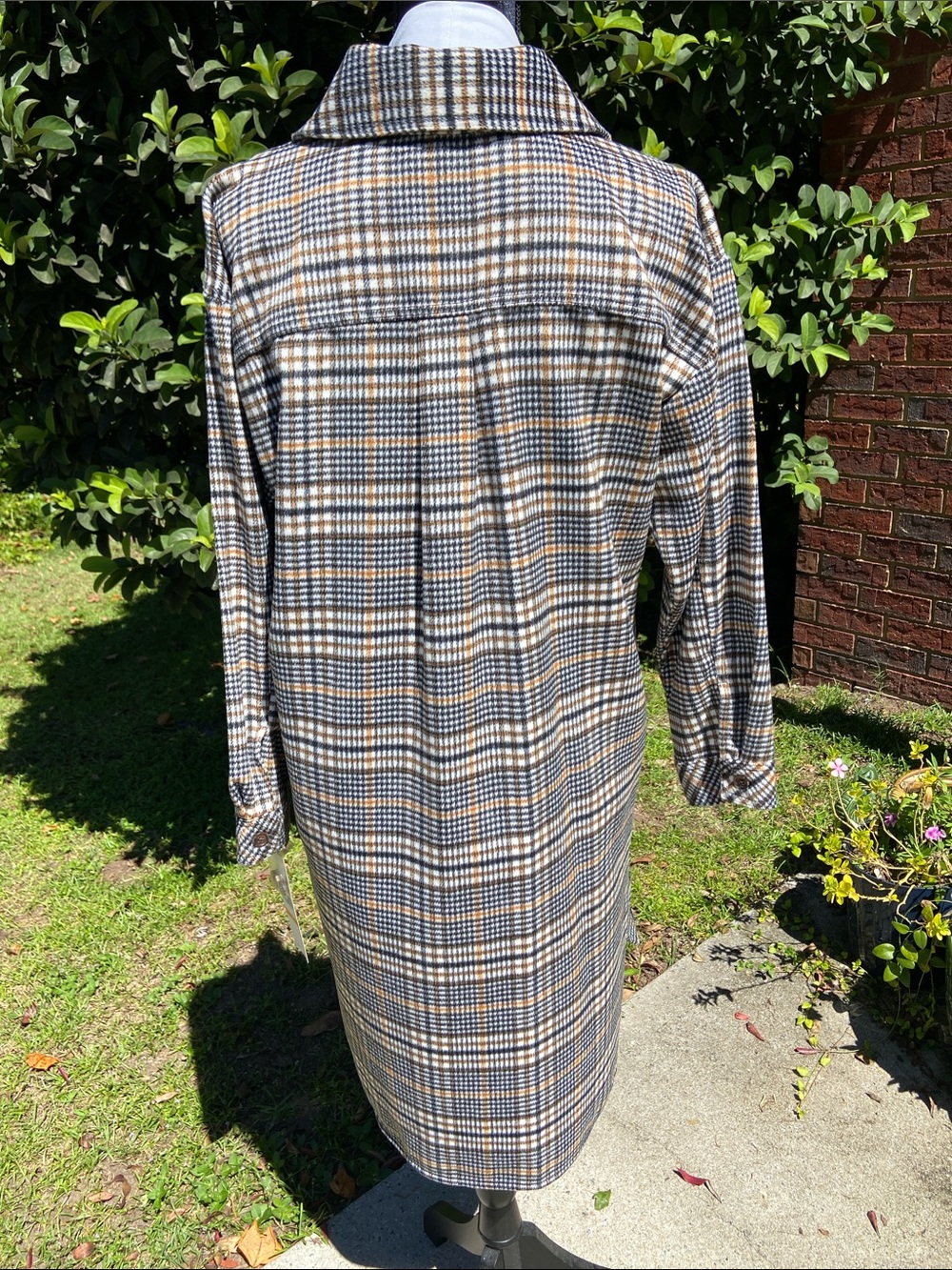 Ruby Rd.Plaid Shacket Coat for Fall - Picture 8 of 13